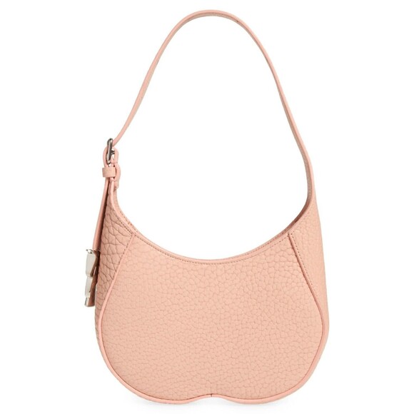 $2190 Burberry Womens Small Chess Leather Baguette Shoulder Bag in Blush - Italy - Picture 1 of 8